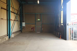 The inside space sees plenty of storage room