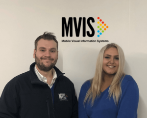 Sean and Tillie - the new marketing team at MVIS