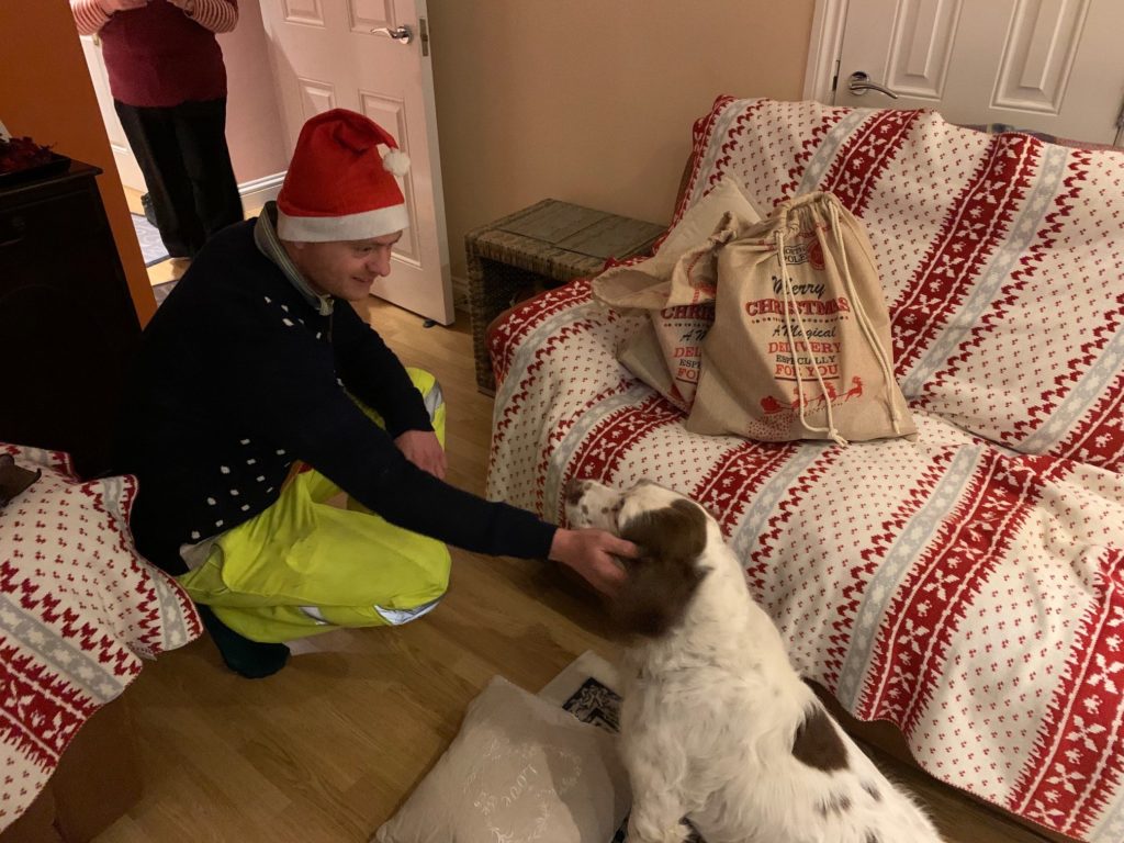 jon delivering presents