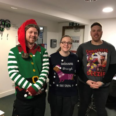 christmas jumper day at mvis