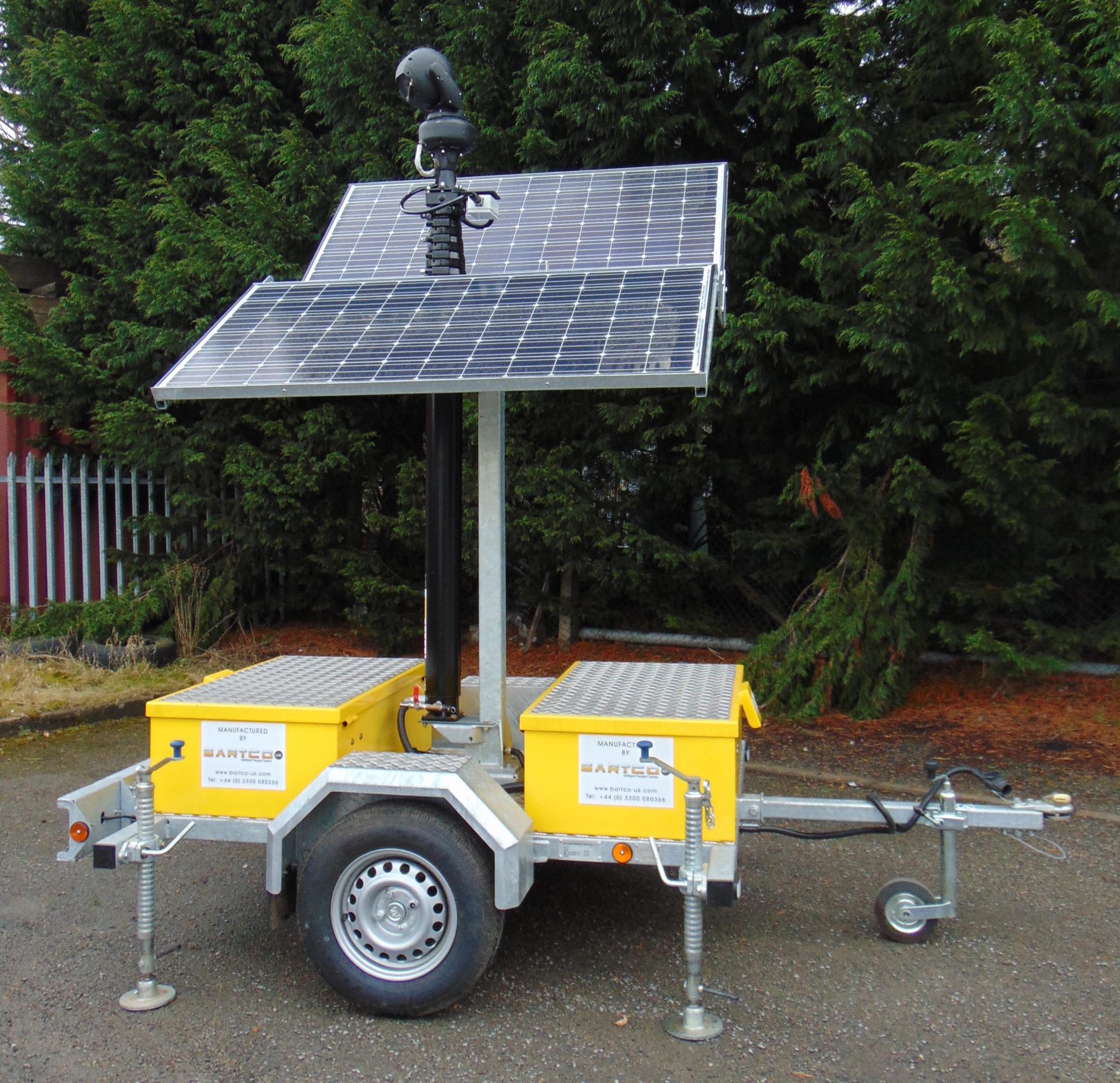 solar ip with portable cctv