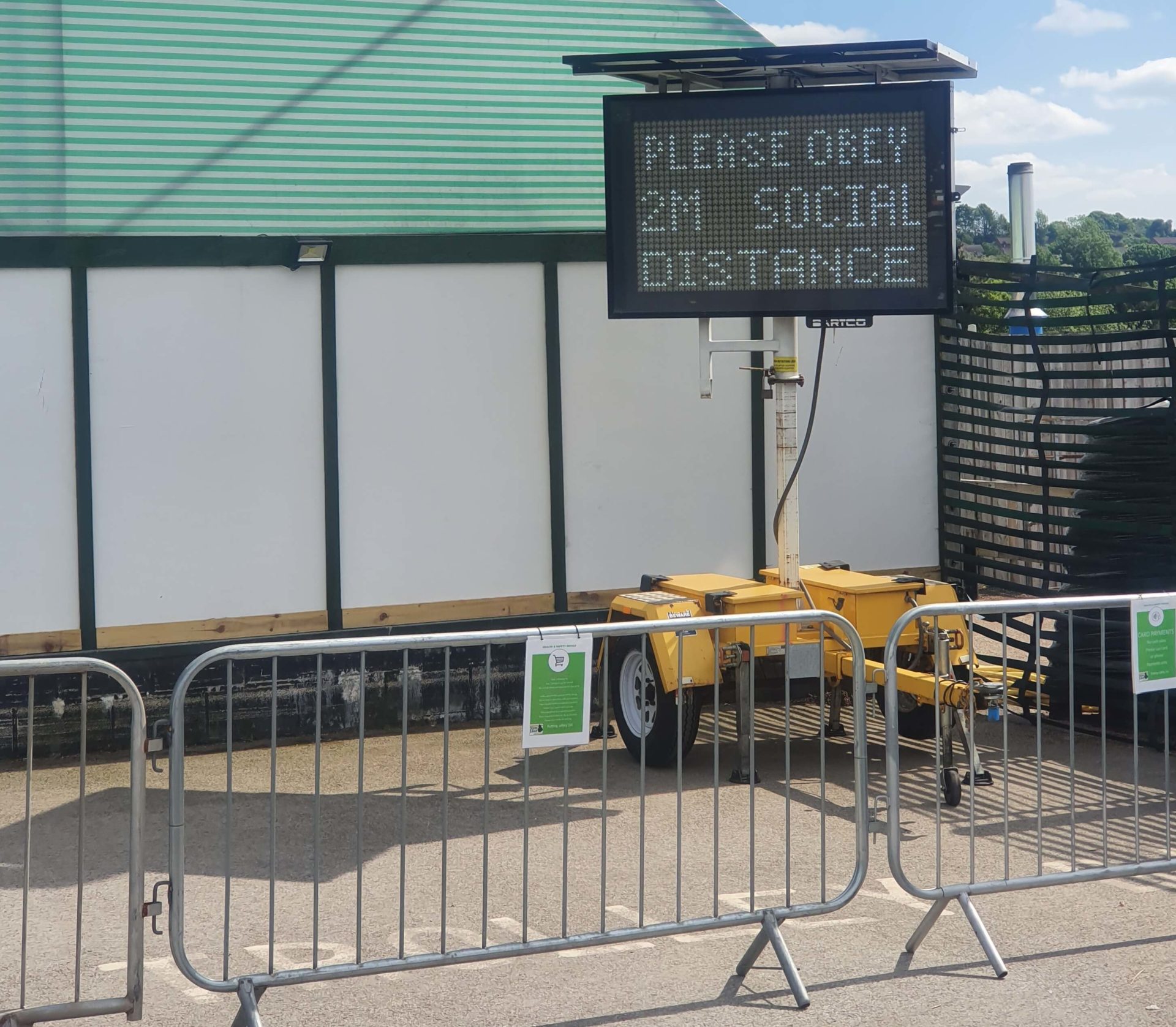 COVID-19 Social Distancing Queue Management Solution