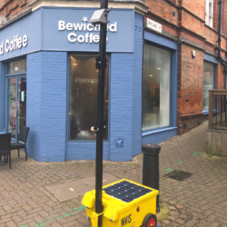 MVIS Environmental Sensor attached to a pole on a HD Compact Base