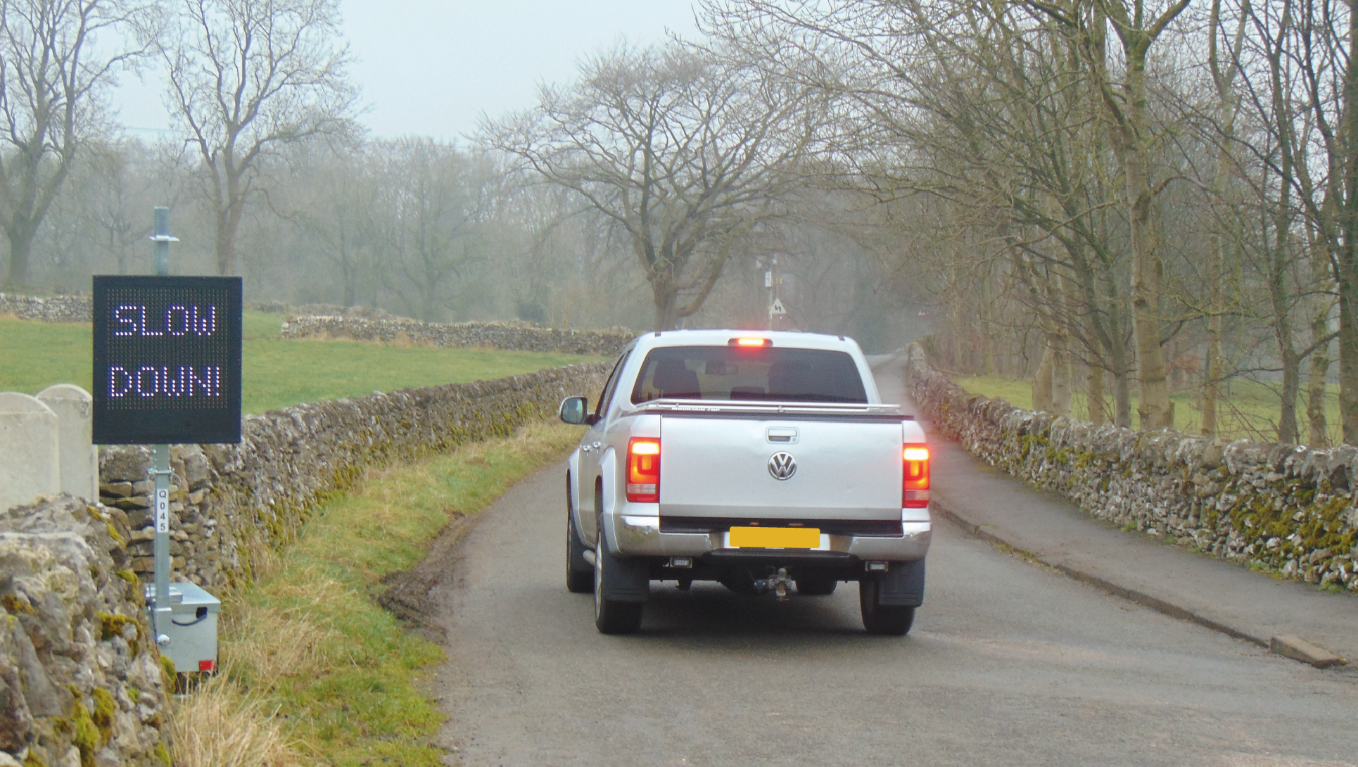 Portable VMS for Hire for Speed Control