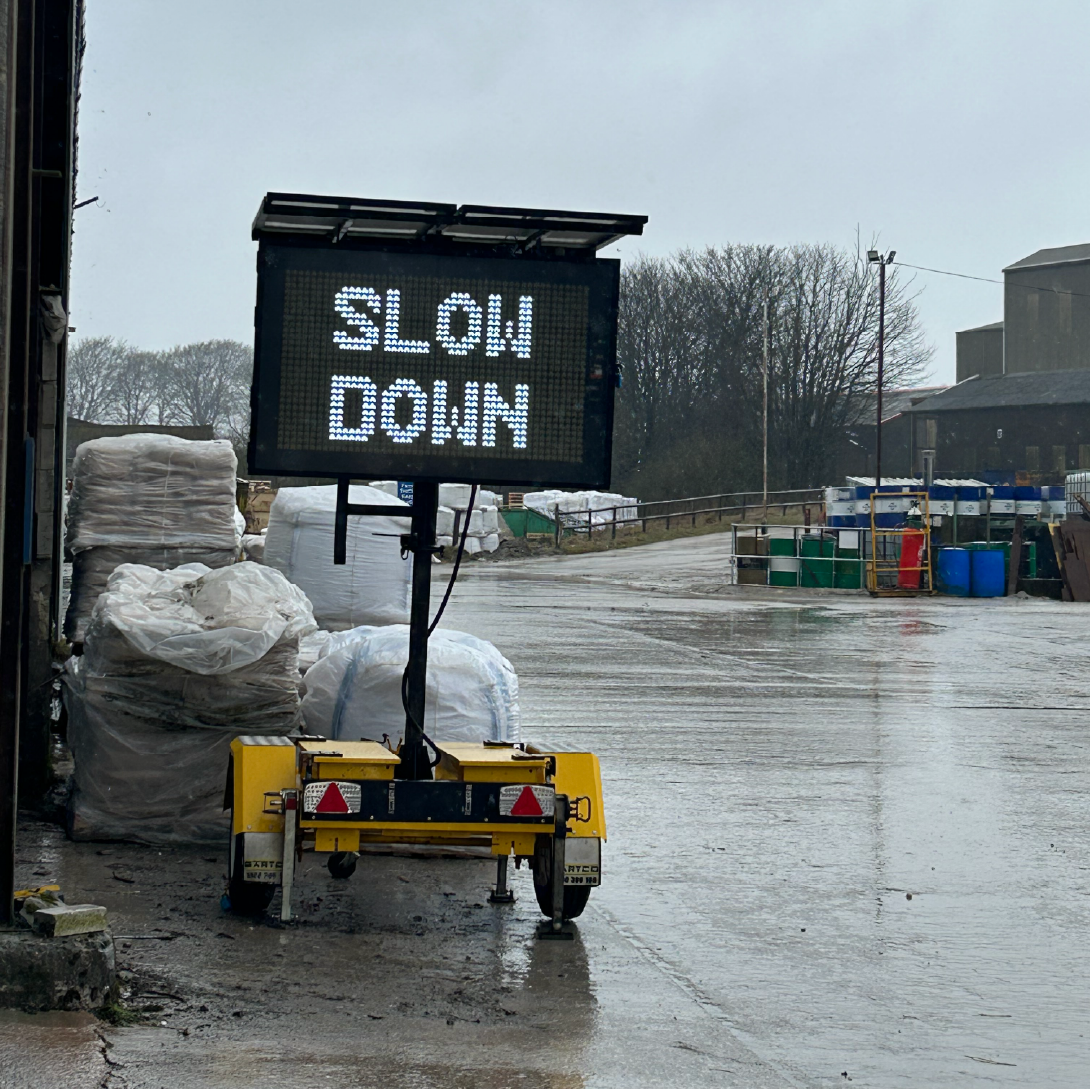 VMS A image for Vehicle Activated Speed Sign Case Study