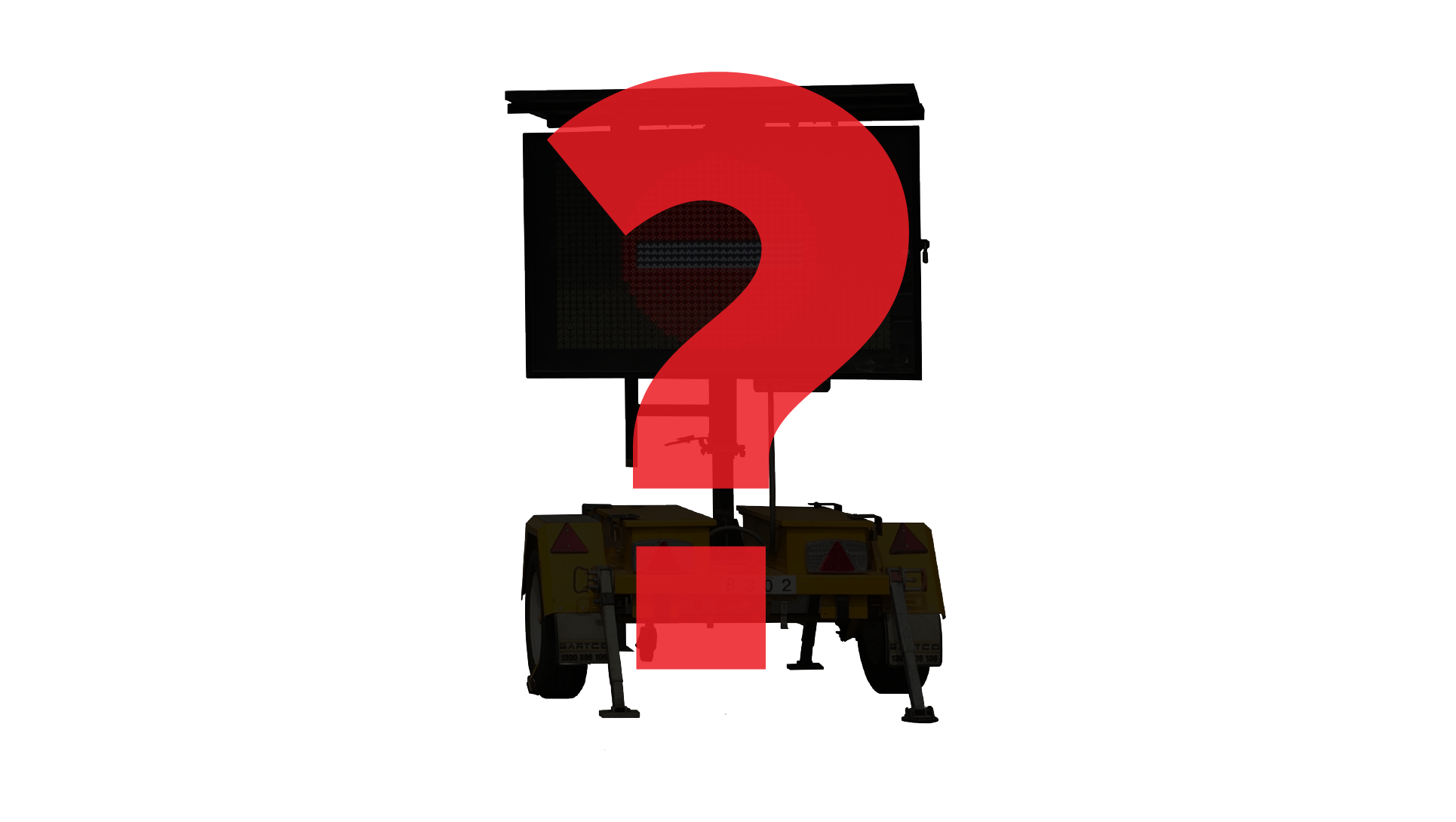 VMS Blacked out with red question mark no it as a mystery