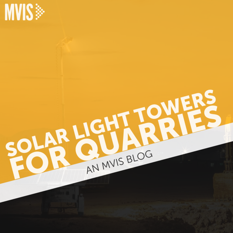 Solar Light Towers For Quarries Text