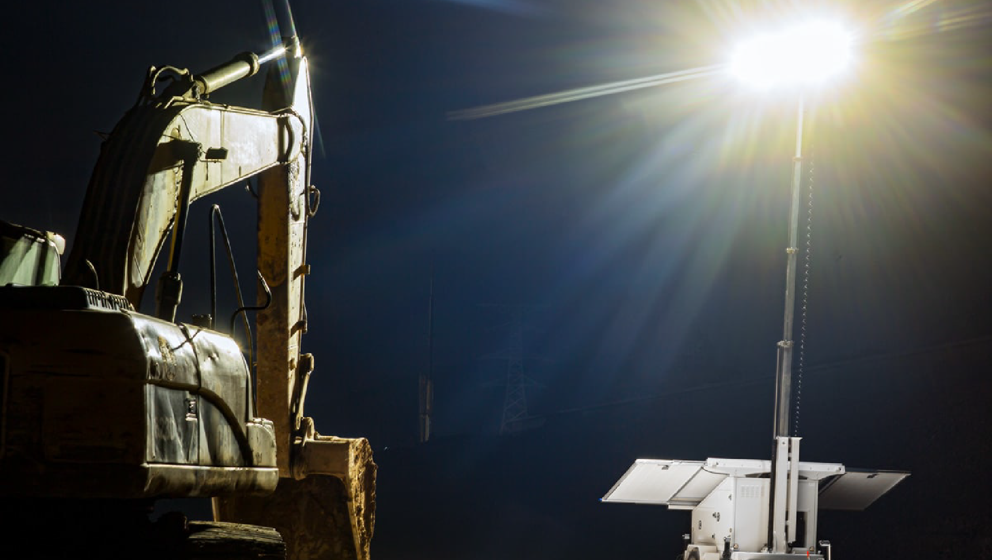 Light Tower in Quarry